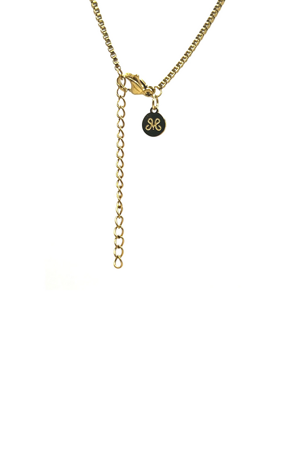 KEY PENDANT NECKLACE GOLD